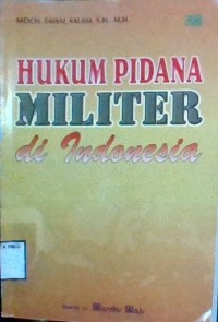 Image of Hukum Pidana Militer di Indonesia